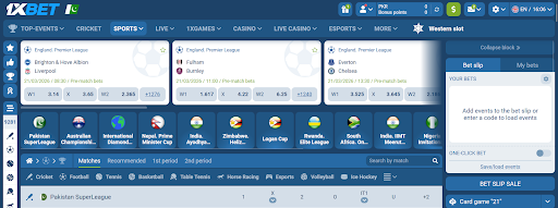 1xBet Sports Betting Pakistan
